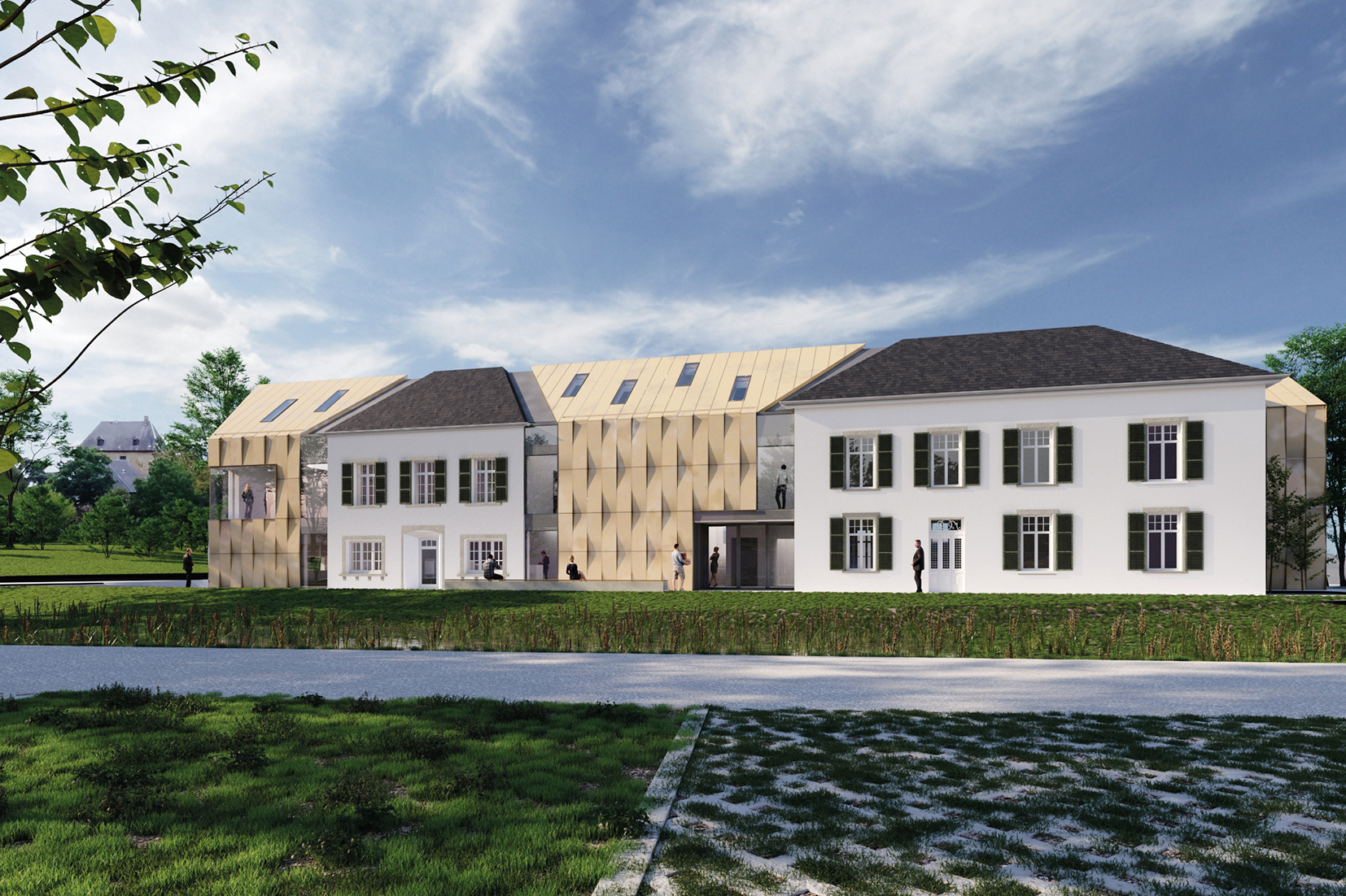 1 Extension et reconversion de la Villa des imprimeries Faber en troisième lieu à L-7561 MERSCH / 2021-2023 ATELIER D’ARCHITECTURE DU CENTRE S.à R.L.