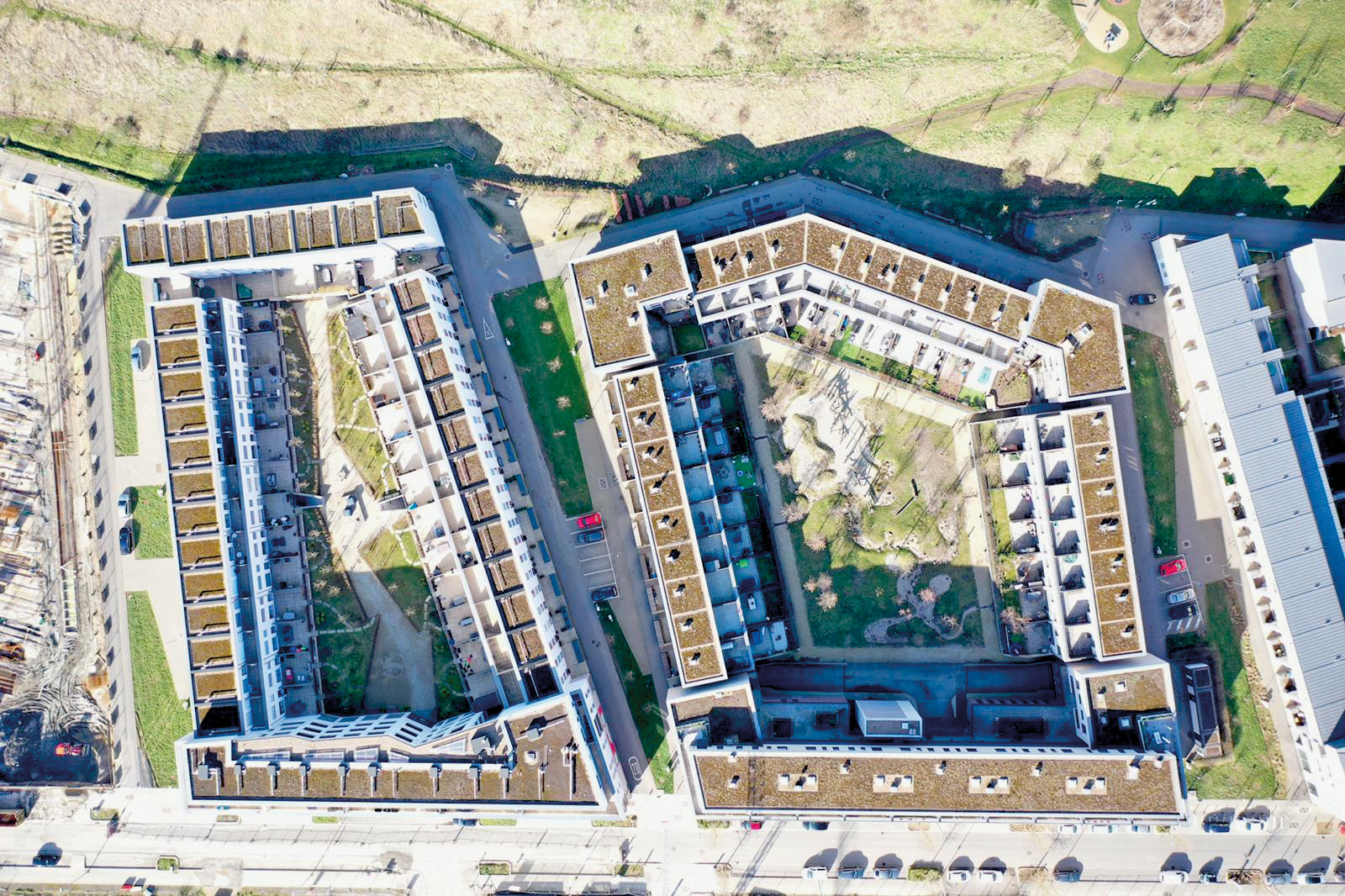 1 Gestion des eaux pluviales dans le quartier de Nonnewisen Lieu: Esch-sur-Alzette / Photo: INCA INCA S.à R.L.INGÉNIEURS CONSEILS ASSOCIÉS