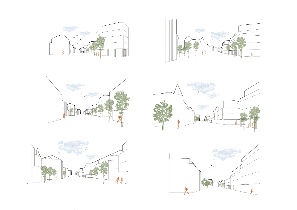 1-4 Projet urbain du Centre Convict à Luxembourg STEINMETZDEMEYER ARCHITECTES URBANISTES S.à R.L.