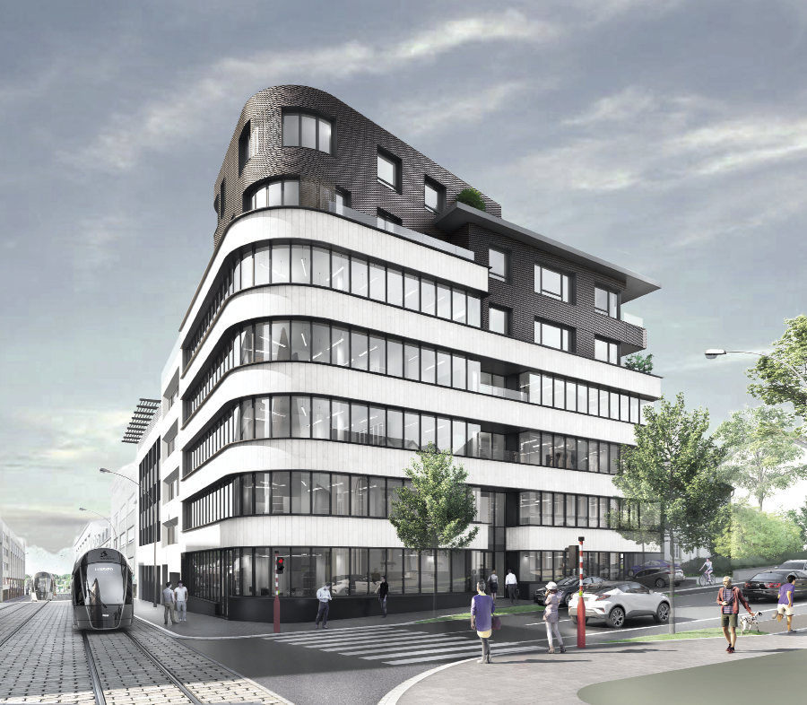 2 Immeuble mixte Theisen’s Eck à Luxembourg-Ville Atelier 618 architectes & urbanistes