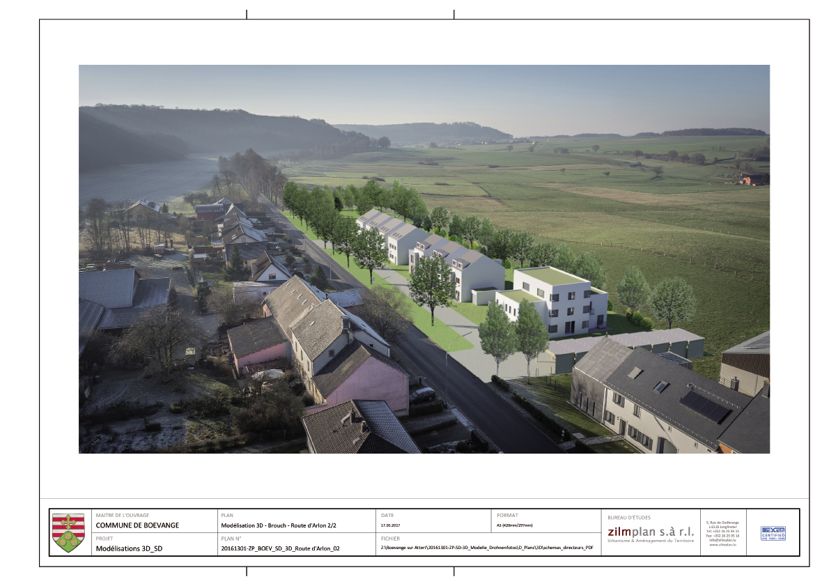 2 Visualisation sur base de photos de drone 3D ZILMPLAN S.à R.L.