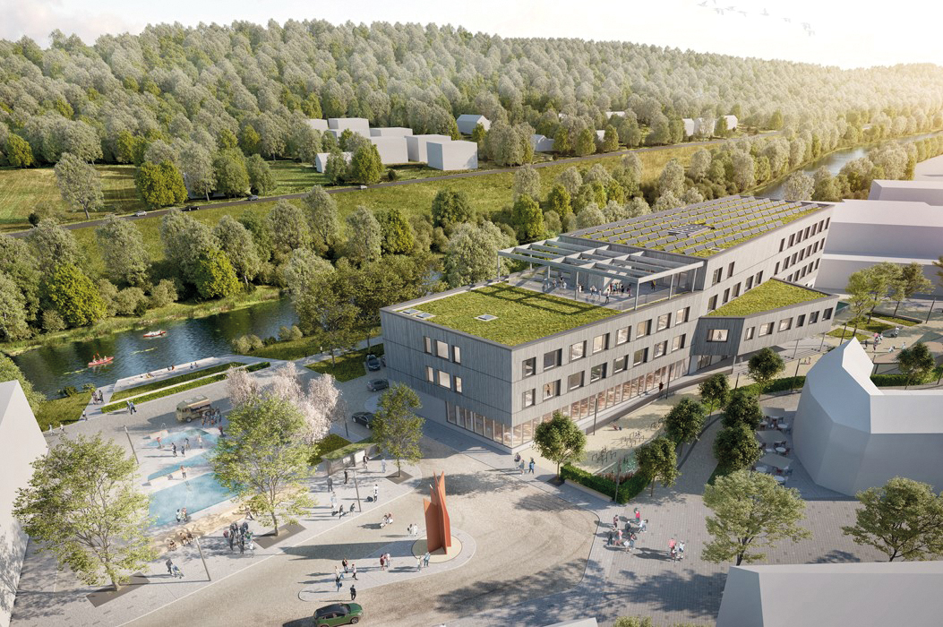 3 Complexe scolaire, Echternach (L)Collaboration avec atelier PRO (NL) WW+ architektur + management s.à r.l.