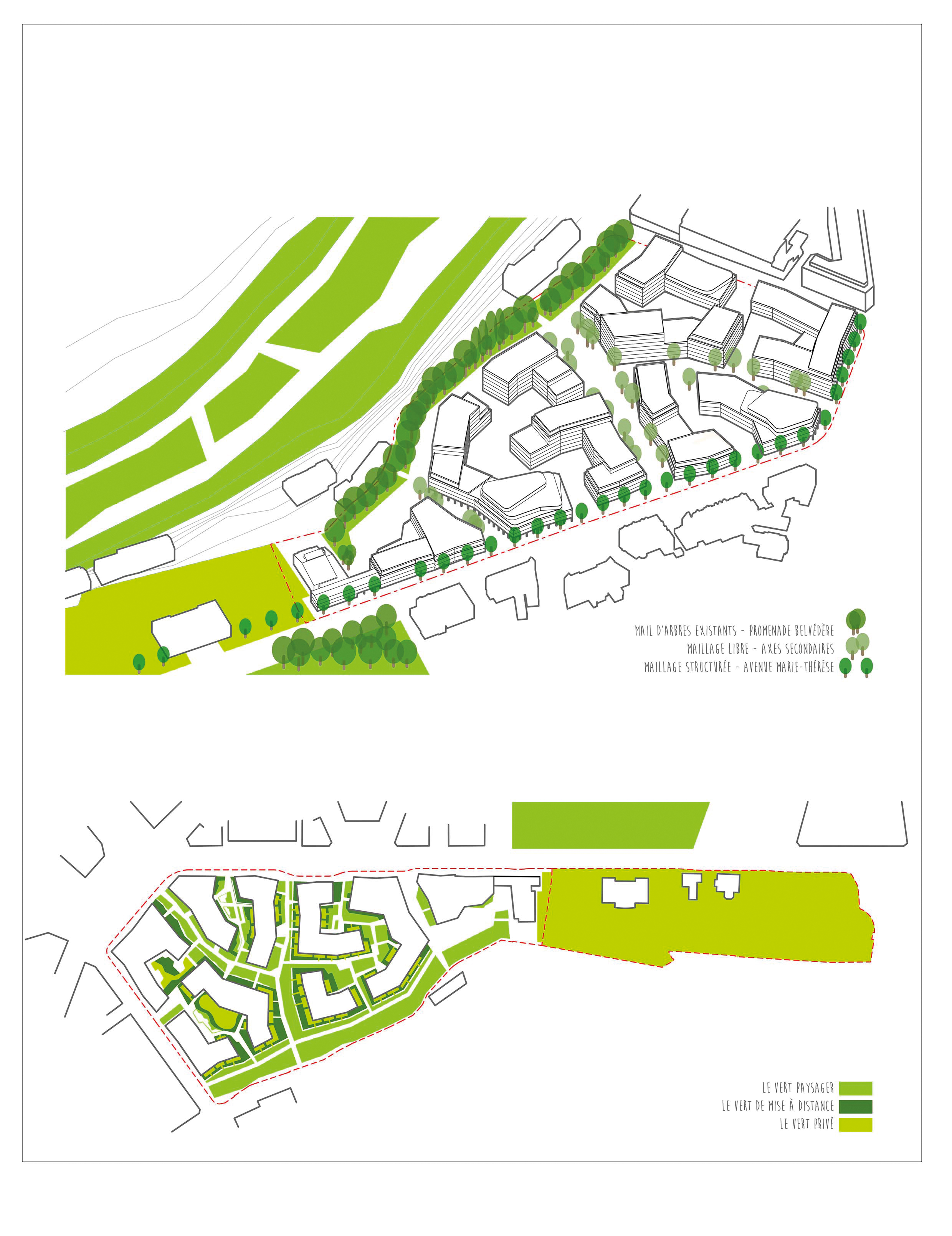 1-4 Projet urbain du Centre Convict à Luxembourg STEINMETZDEMEYER ARCHITECTES URBANISTES S.à R.L.