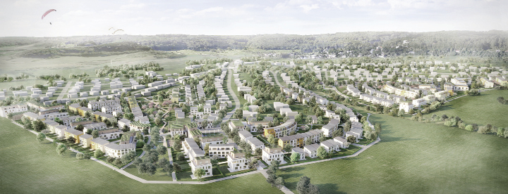 4 Plan directeur Kazenheck - Op de Wollèken, Niederanven (L)Collaboration avec Dreysse Architekten (D), Ernst + Partner (D), Schroeder & Associés S.A. (L), BEST Ingénieurs-Conseils (L) et Transsolar (D) WW+ architektur + management s.à r.l.