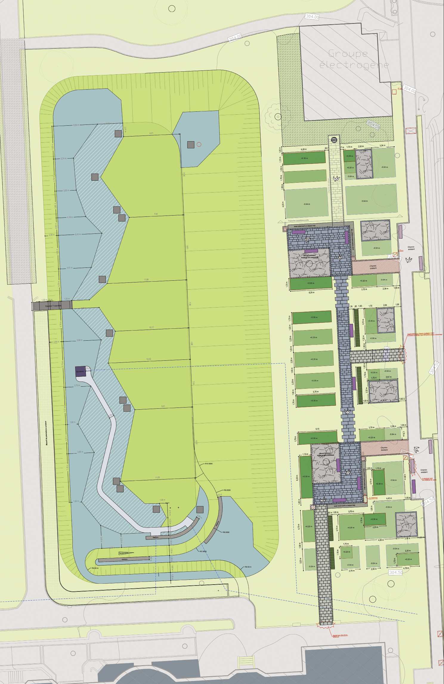 5-6 Aménagements extérieurs du Centre Élise Dufaing LUXPLAN S.A.