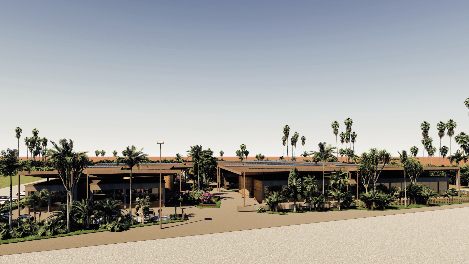 Lauréat consultation/concours Conception d’un centre de référence de haute qualité environnementale dans les métiers du numérique (CRMN) au Sénégal Fabeck Architectes ARCHITECTURE URBANISME