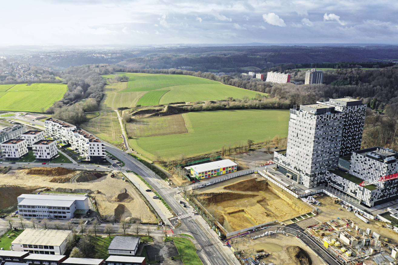 2 Quartier Kuebebierg à Luxembourg Kirchberg> Etablissement d’un concept énergétique pour le compte du Fonds Kirchberg BEISSEL & RUPPERT BUILDING TECHNOLOGIES