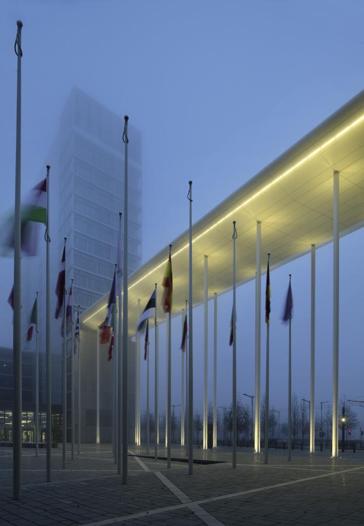 Bâtiment Konrad Adenauer- Luxembourg Kirchberg Association momentanée Tetra Kayser Associés, Art & Build, Studio Valle TETRA KAYSER ASSOCIES S.A.