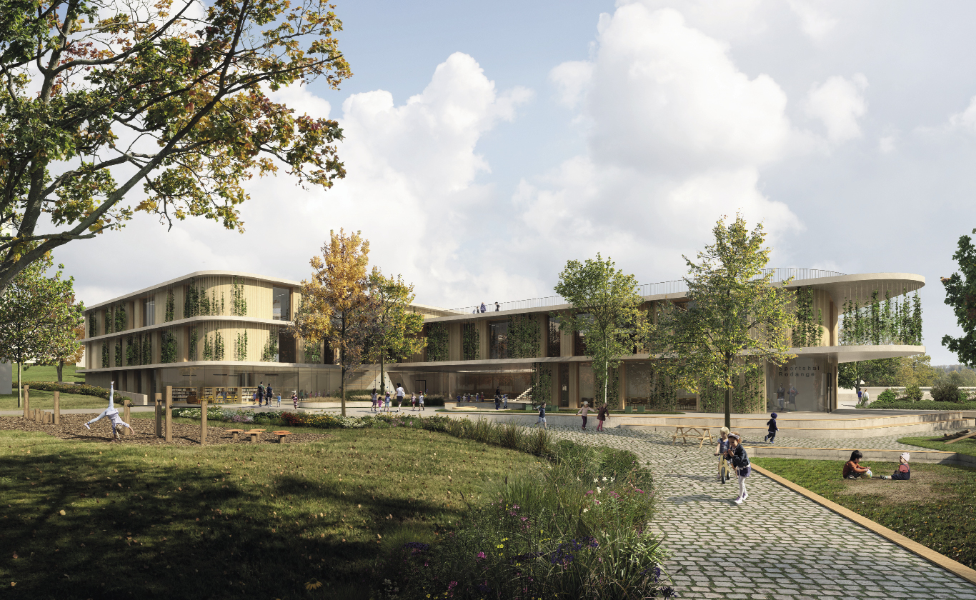2 Nouveau Campus Scolaire et Sportif à Rodange Concours 1er Prix en association avec Franz & Sue ZT SCHEMEL WIRTZ ARCHITECTES ASSOCIéS S.à R.L.