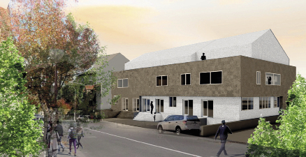 4 Construction de trois maisons jumelées bifamiliales ATELIER D´ARCHITECTURE FRANK THOMA S.A.