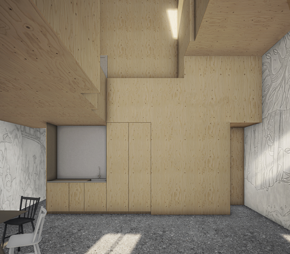 8 Transformation d’une maison existante en “Gîte touristique” Anouck Pesch Architecte S.à R.L.