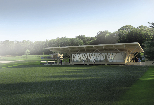 Club House à Luxembourg non réalisé BERBEC’ STANislaw agence d’architecture