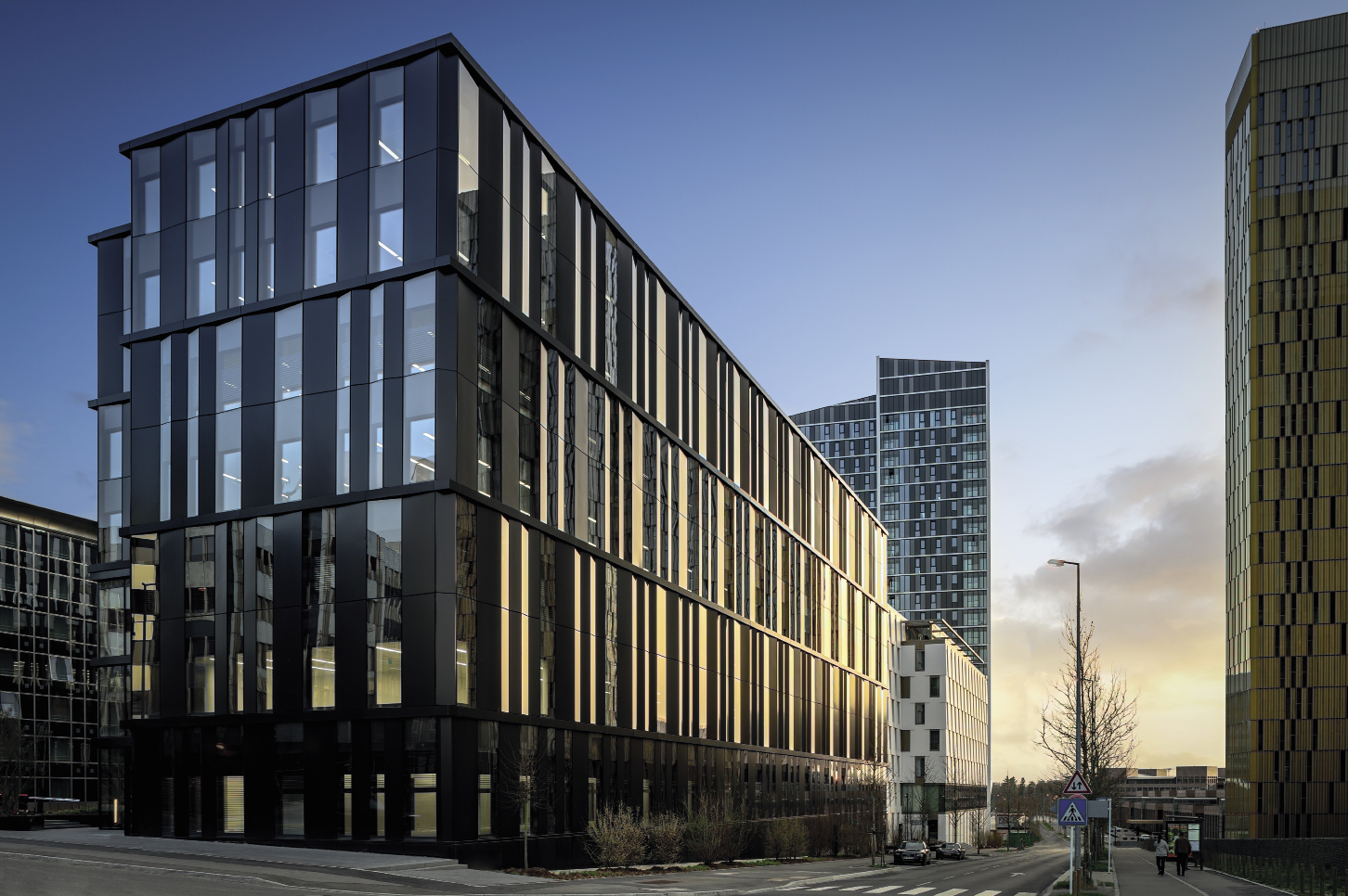 4 Complexe «OBH» | Bureaux et Commissariat,Luxembourg-Kirchberg M3 Architectes s.a.