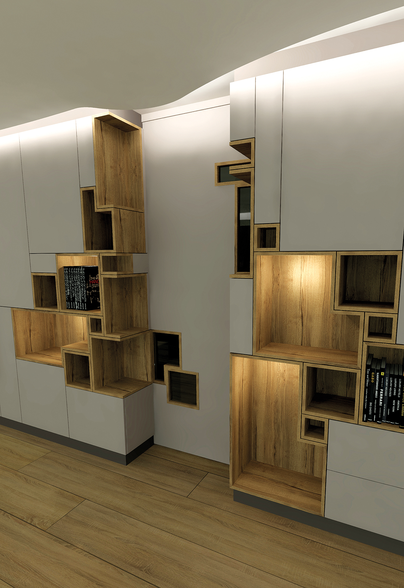 1 Tours Zénith. Aménagement complet d’un appartement privé. OPHRYS S.à R.L.