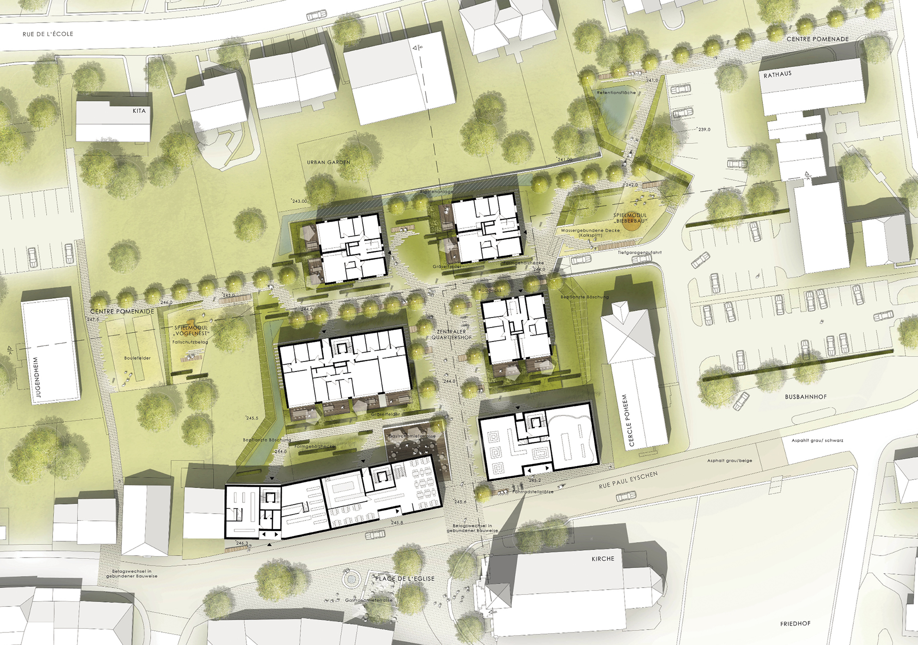 Villas urbaines, Steinsel ARCHITECTURE + AMENAGEMENT S.A.