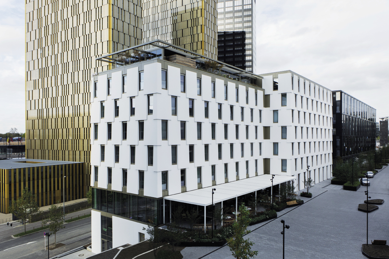 1 Complexe «OBH» | Hôtel Mamashelter,Luxembourg-Kirchberg M3 Architectes s.a.