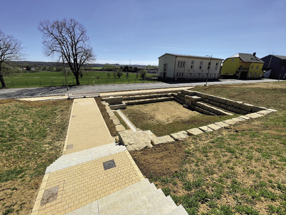 2 PAP Kräizheck: bassin de rétention à ciel ouvert (sur bassin enterré) MP INGENIEURS-CONSEILS S.à R.L.