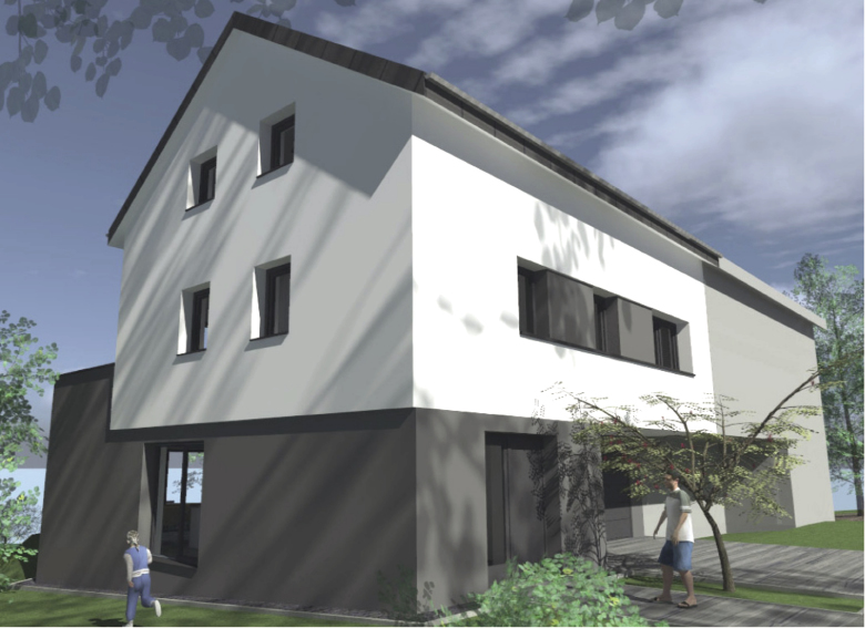 6 Maison à Ermsdorf A+ ARCHITECTURE MARC RIES S.à R.L.