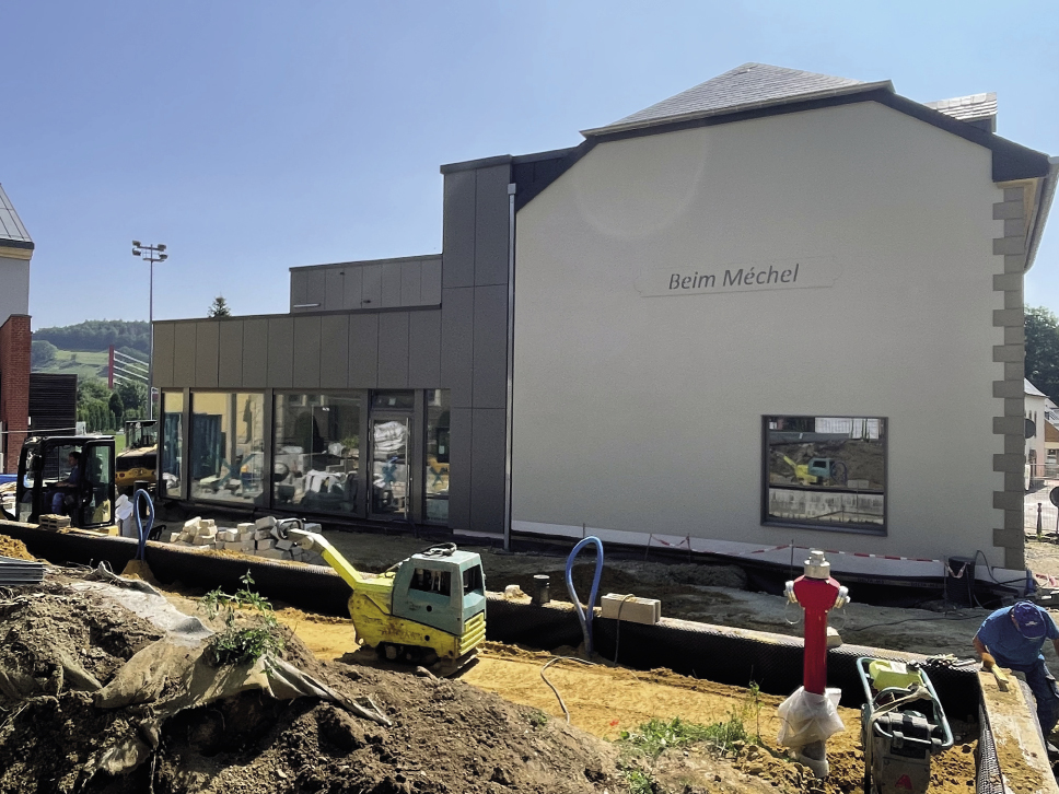 6 Brasserie à Mersch: façade latérale MP INGENIEURS-CONSEILS S.à R.L.